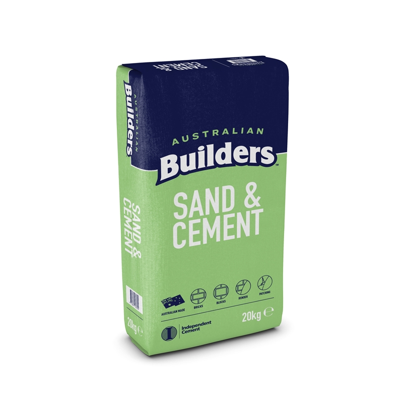 Australian Builders 20kg Sand And Cement Mix Bag | Bunnings Warehouse