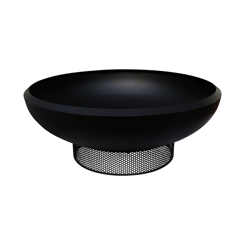 Jumbuck Black Round Steel Fire Pit Bunnings Warehouse