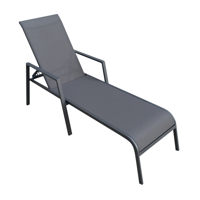 Mimosa Lava Sling Aluminium Sunlounge | Bunnings Warehouse