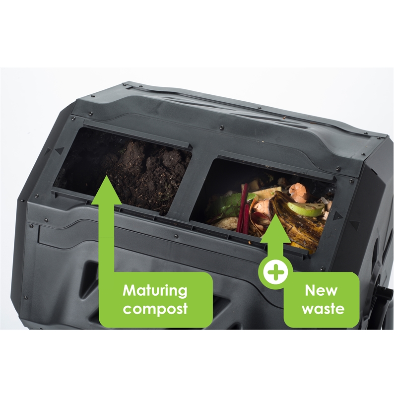 Maze 160L Roto Twin Compost Tumbler Bunnings Warehouse