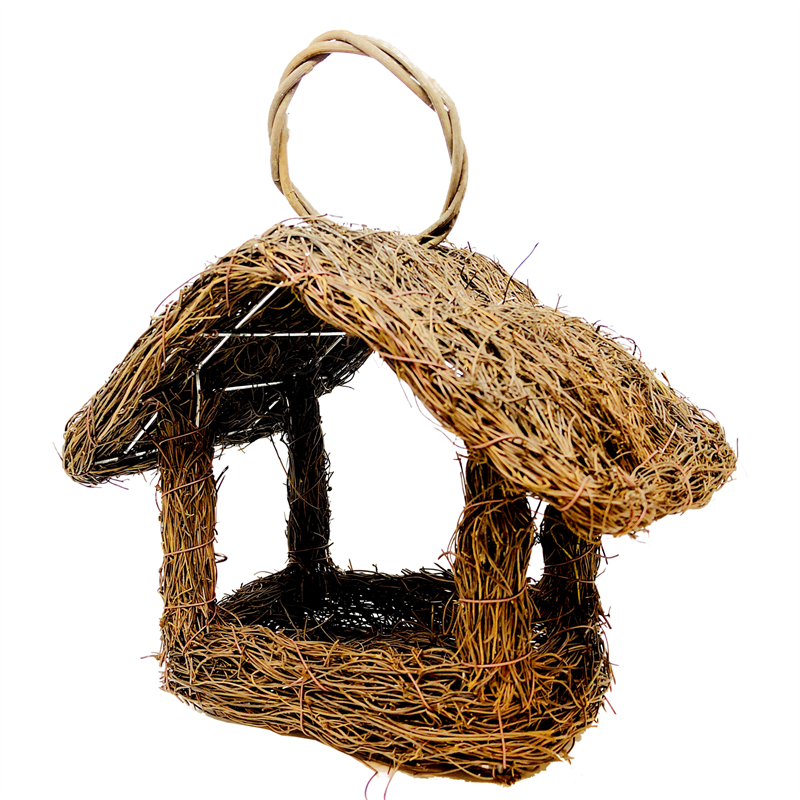Gardman 23cm Rattan Bird Feeder House Bunnings Warehouse