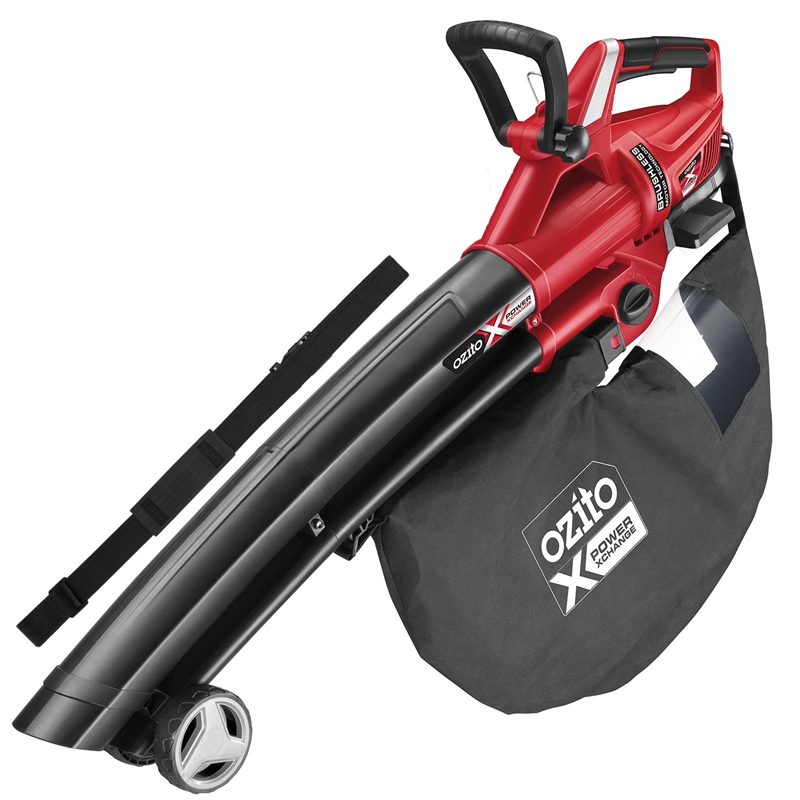 Ozito Power X Change 18V Brushless Blower Vac And Mulcher - Skin Only