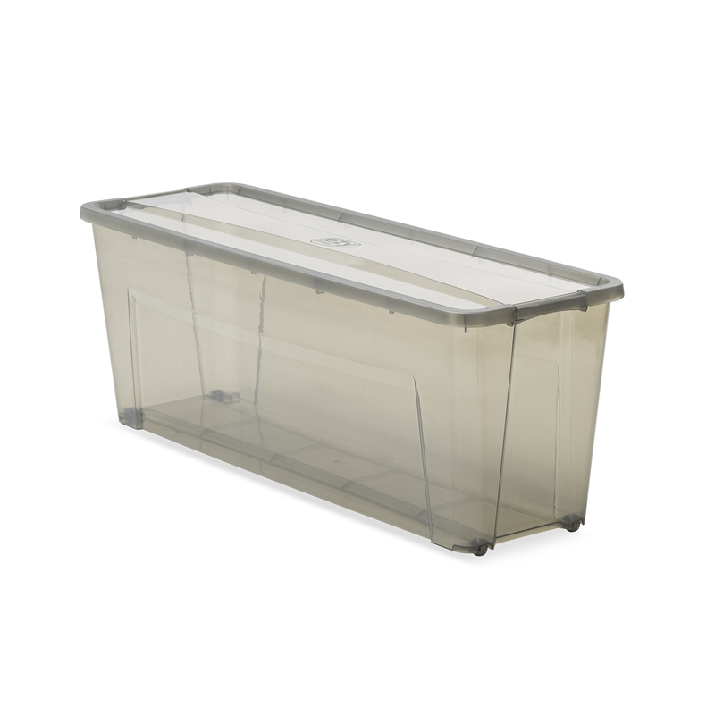 Ezy Storage 130L Classic Grey Storage Container | Bunnings Warehouse