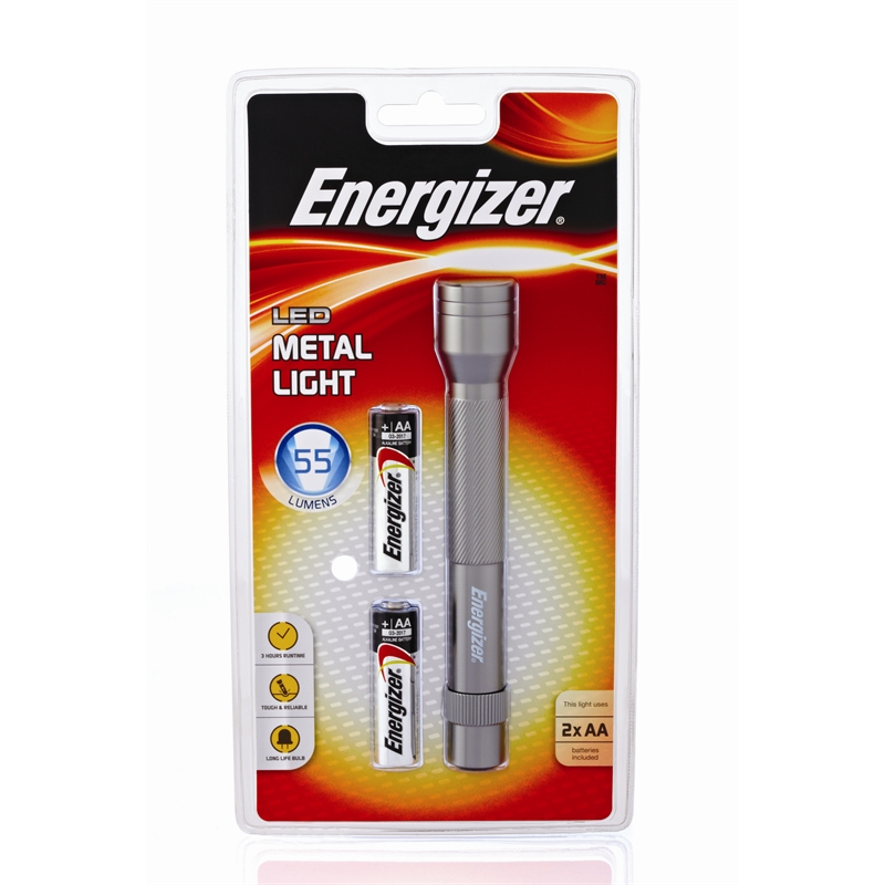 Energizer Metal LED Torch I/N 4410294 Bunnings Warehouse