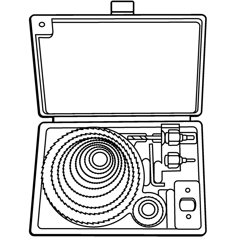 Craftright 16 Piece Holesaw Set I/N 6372275 Bunnings Warehouse