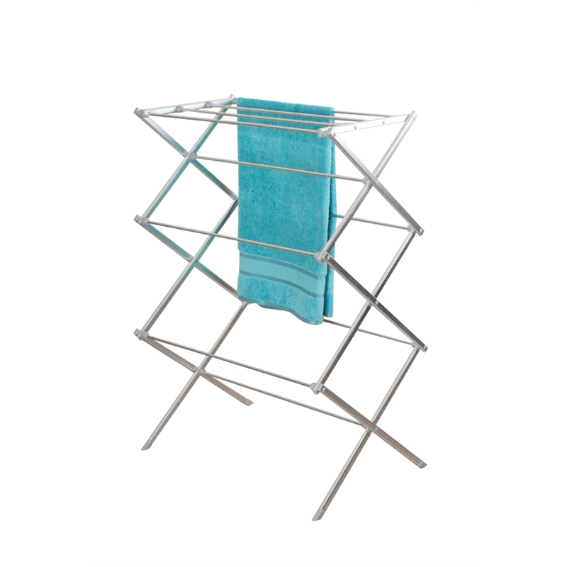 LTW 10 Rail Aluminiium Concertina Clothes Airer Bunnings Warehouse