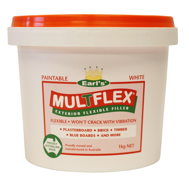 Timbermate 1kg Earl's MulTflex White Exterior Flexible Filler