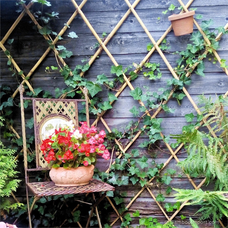 Lattice Makers 1800 x 900mm Bamboo Expanding Trellis Bunnings Warehouse