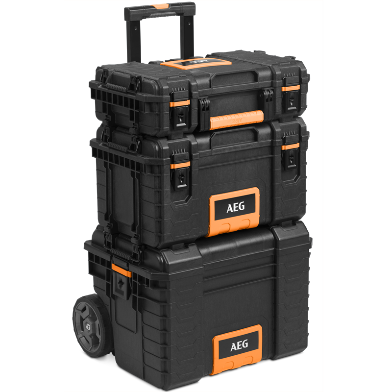 AEG Quickstack 3 Piece Modular Storage Kit Bunnings Warehouse