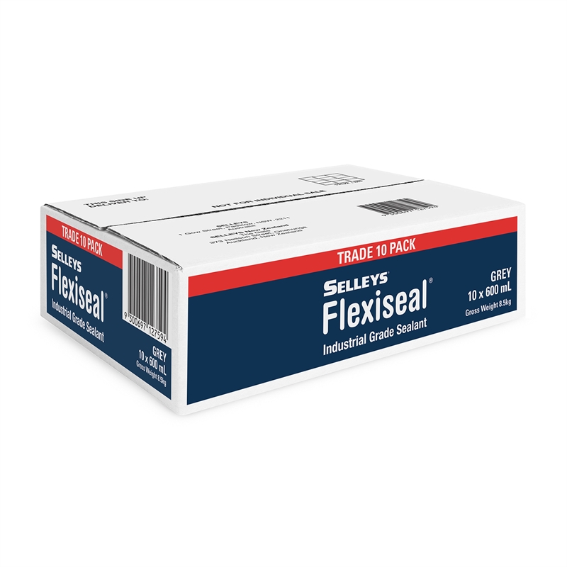 Selleys 600ml Grey Flexiseal Polyurethane Sealant 10 Pack
