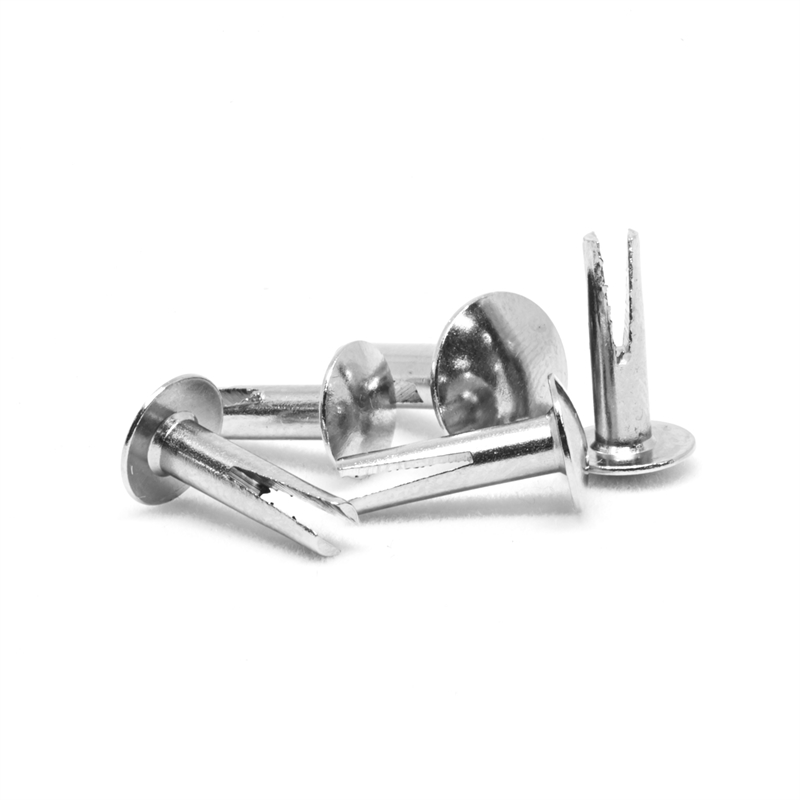 Pinnacle 12.5 x 4mm Nickel Bifurcated Rivets 20 Pack Bunnings Warehouse