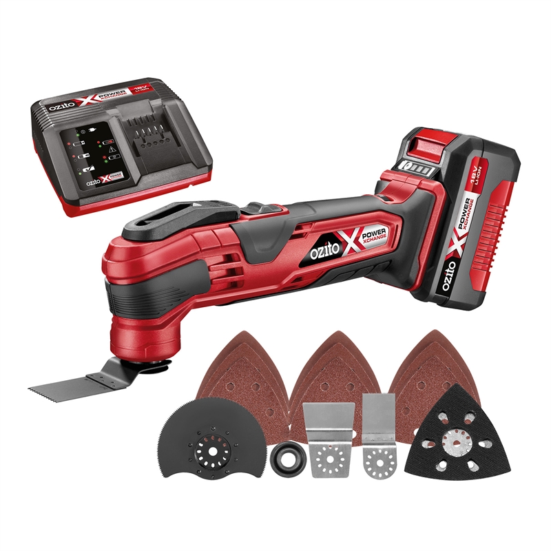 Ozito Power X Change 18V Multi Function Tool Kit | Bunnings Warehouse