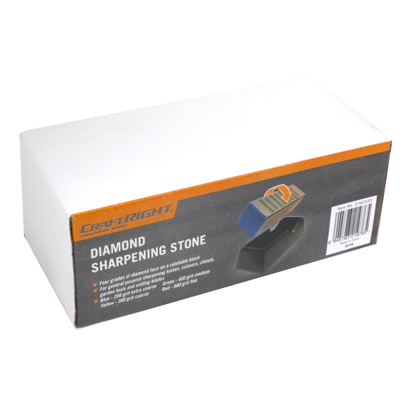 Craftright 4 Sided Diamond Sharpening Stone Bunnings Warehouse