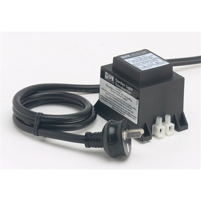 HPM 12V 60W Garden Light Transformer I/N 4374665 Bunnings Warehouse