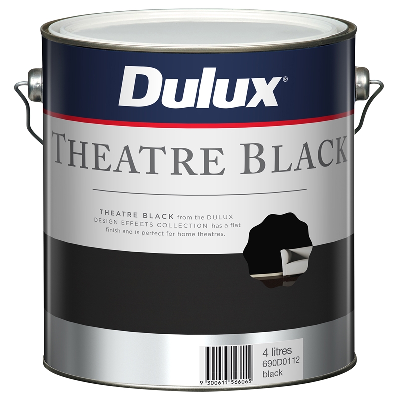  Dulux  4L Design Theatre Black  Paint Bunnings Warehouse