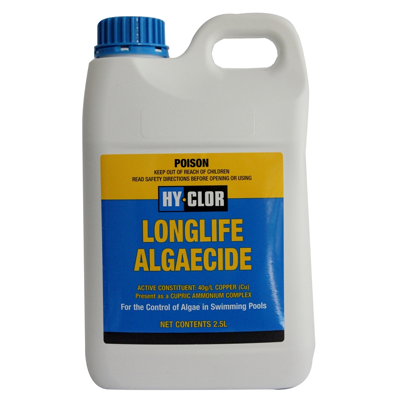 Hy-Clor 2.5L Longlife Pool Algaecide I/N 3090188 | Bunnings Warehouse