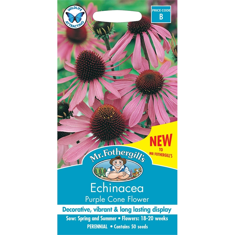 Mr Fothergill's Echinacea Purple Cone Flower Seeds | Bunnings Warehouse