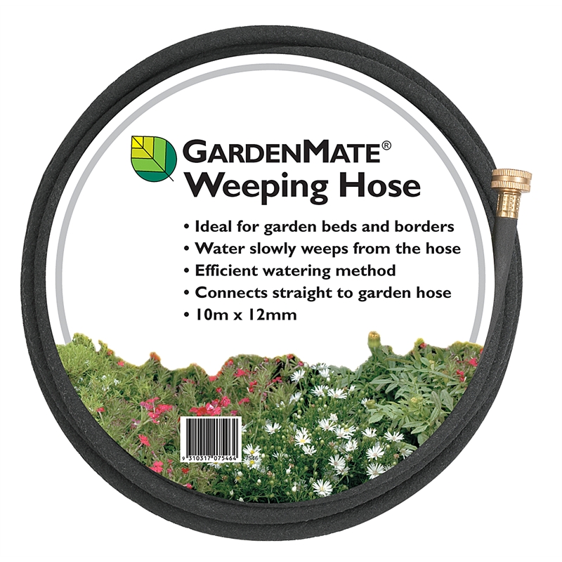 Gardenmate 12mm 10m Water Weeping Soaker Hose I/N 3130204 Bunnings
