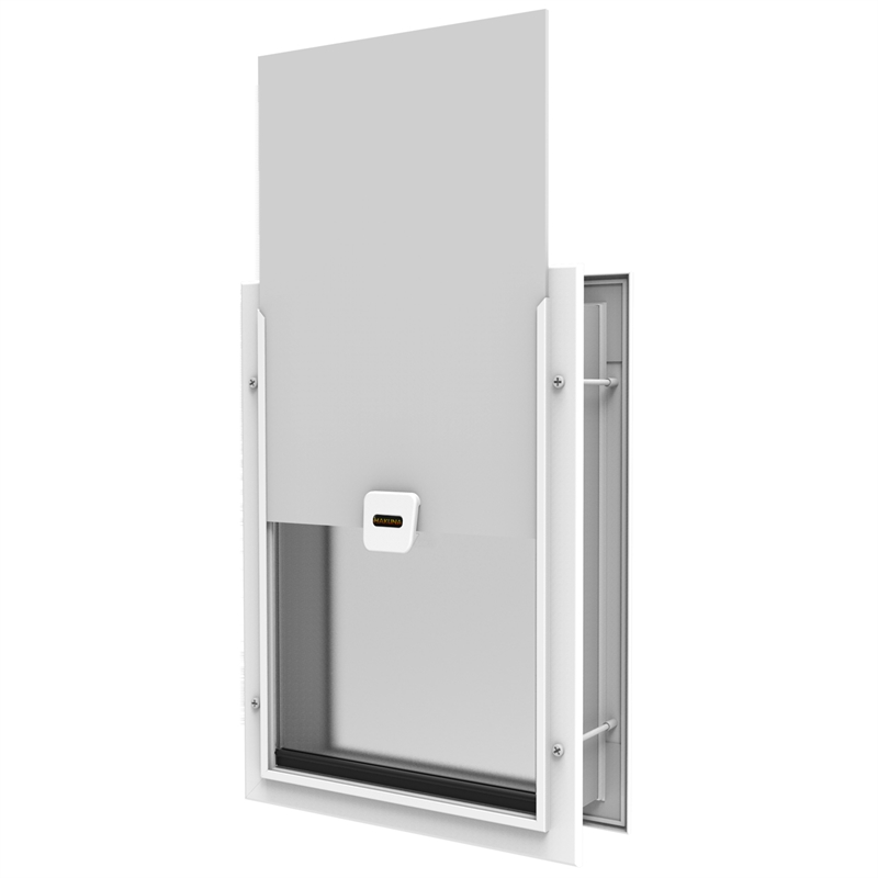 Hakuna Pets Extra Large Deluxe Aluminium Pet Door Bunnings Warehouse