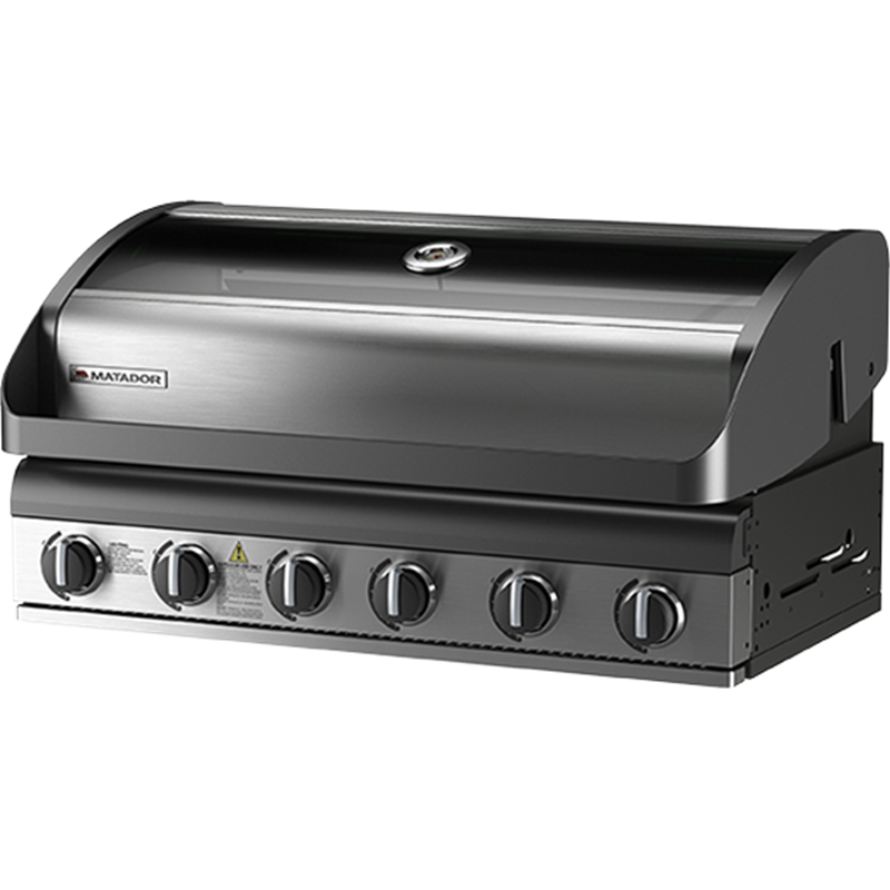 Matador 6 Burner Stainless Steel Built In Hooded BBQ I/N 3170968 ...