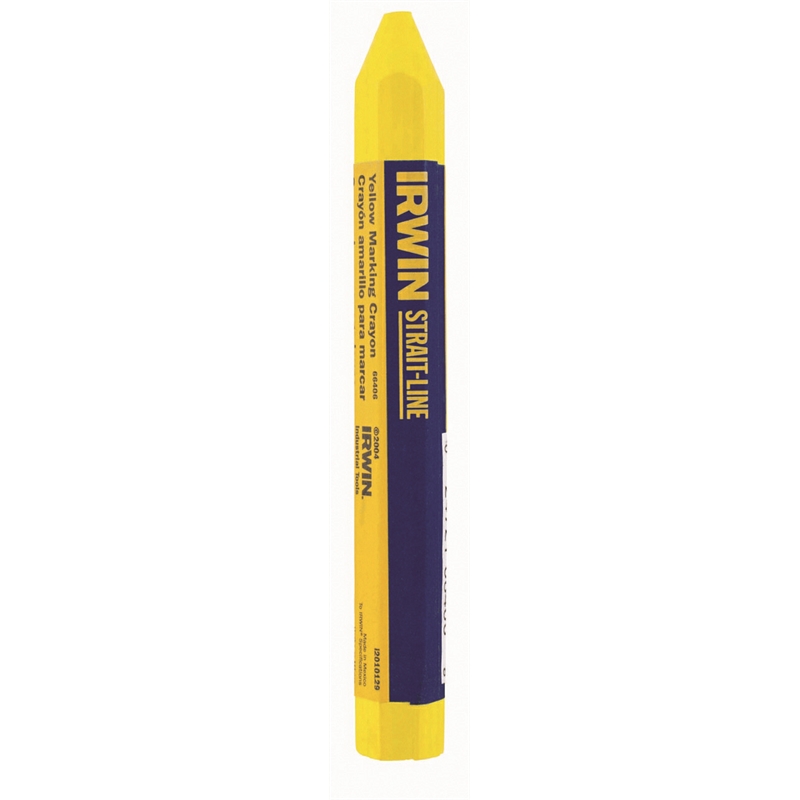 IRWIN StraitLine Yellow Marking Crayon Bunnings Warehouse