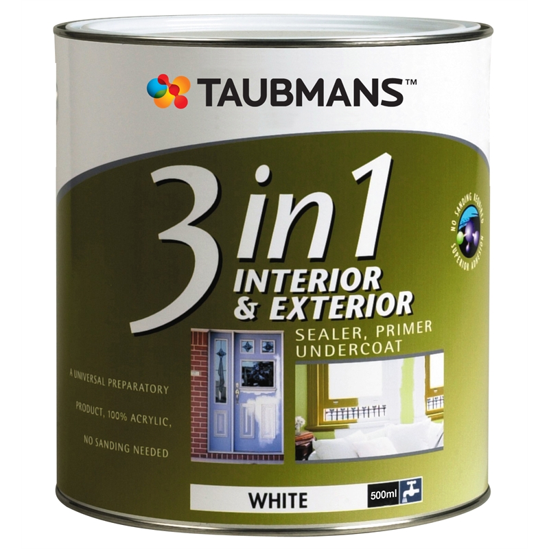 Taubmans 3 in 1 500ml Sealer Primer Undercoat Bunnings Warehouse