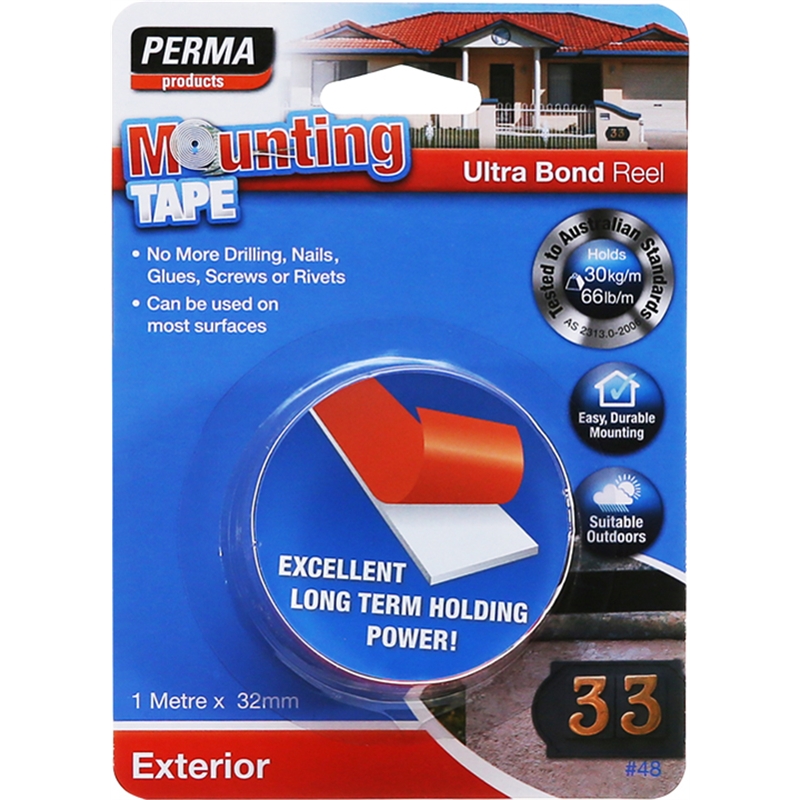 Perma Products Mounting Tape Ultra Bond Reel Bunnings Warehouse