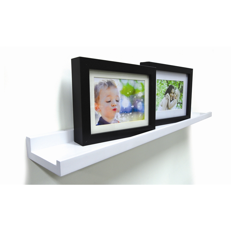 Handy Shelf 900mm White Gloss Photo Shelf I/N 2582664 | Bunnings 