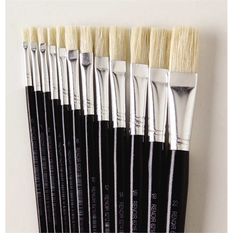 Renoir Hog Hair Flat Craft Paint Brush | Bunnings Warehouse