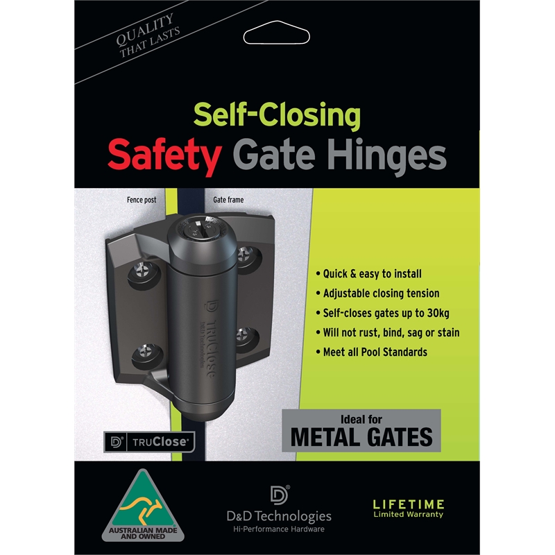 D & D Technologies TruClose Self Closing Pool Safety Gate Hinge