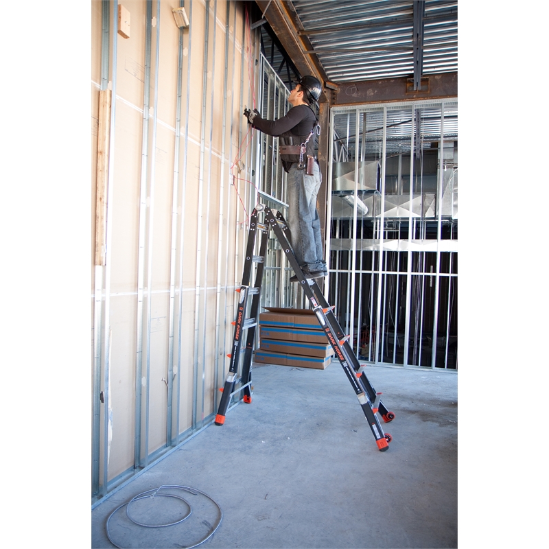 Little Giant Large 4-7 Step M17 Multi Purpose Fibreglass Dark Horse Ladder