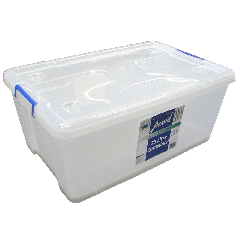 Award 35L Storage Container With Wheels  Bunnings Warehouse
