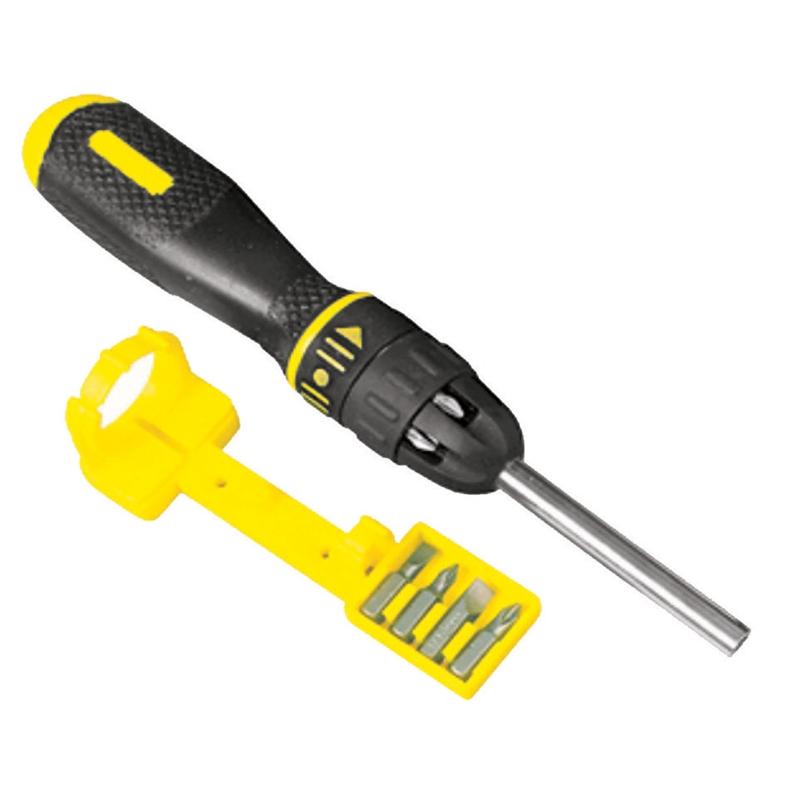 Stanley MultiBit Ratcheting Screwdriver I/N 6061270 Bunnings Warehouse