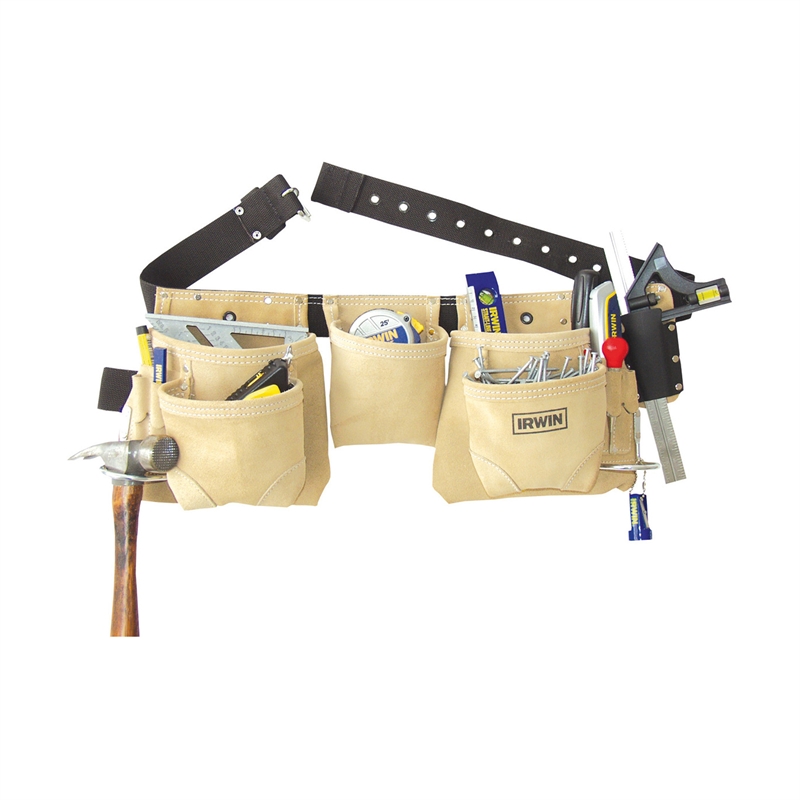 Irwin 10 Pocket Construction Tool Belt | Bunnings Warehouse