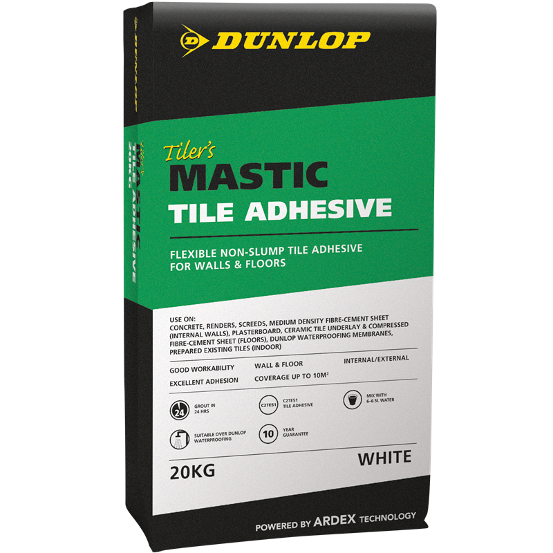 Dunlop 20kg Mastic Tile Adhesive | Bunnings Warehouse