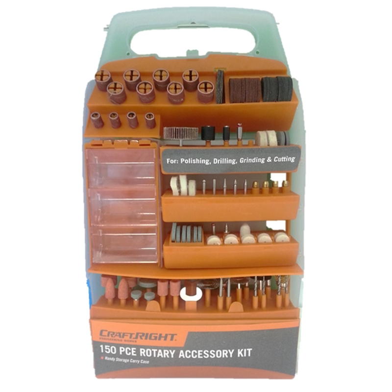 150 Piece Dremel Rotary Tool Accessories Kit Grinding Polishing Shank Craft Bits