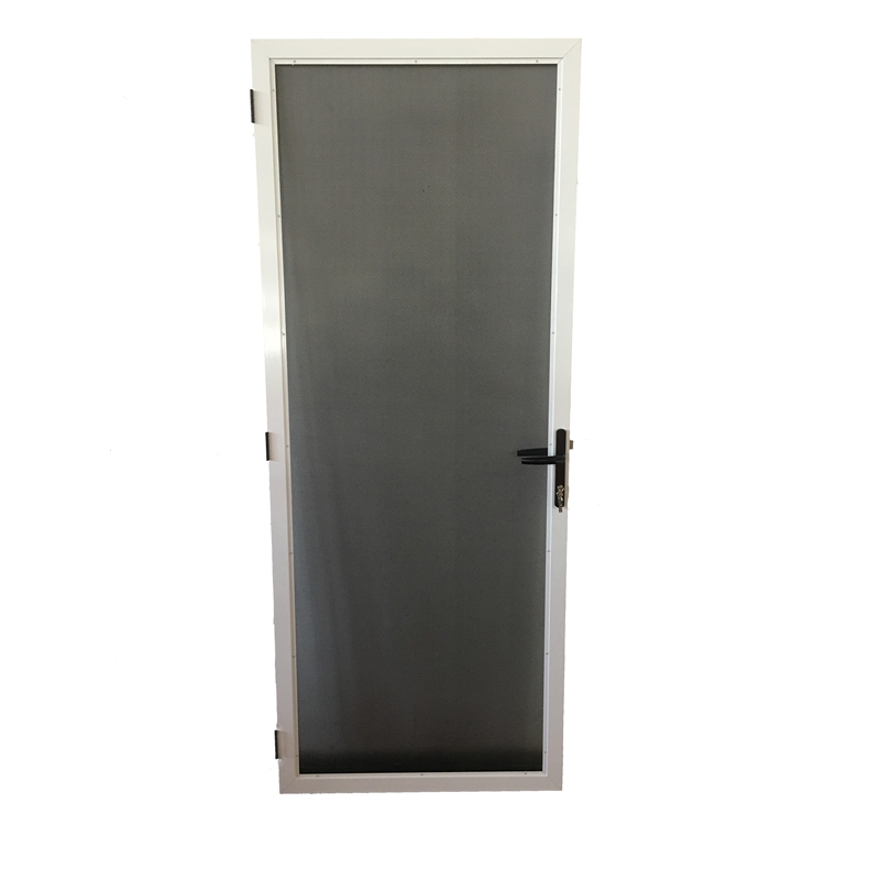 Bastion 2032 x 813mm Pearl White Aluminium Mesh Fixed Screen Door