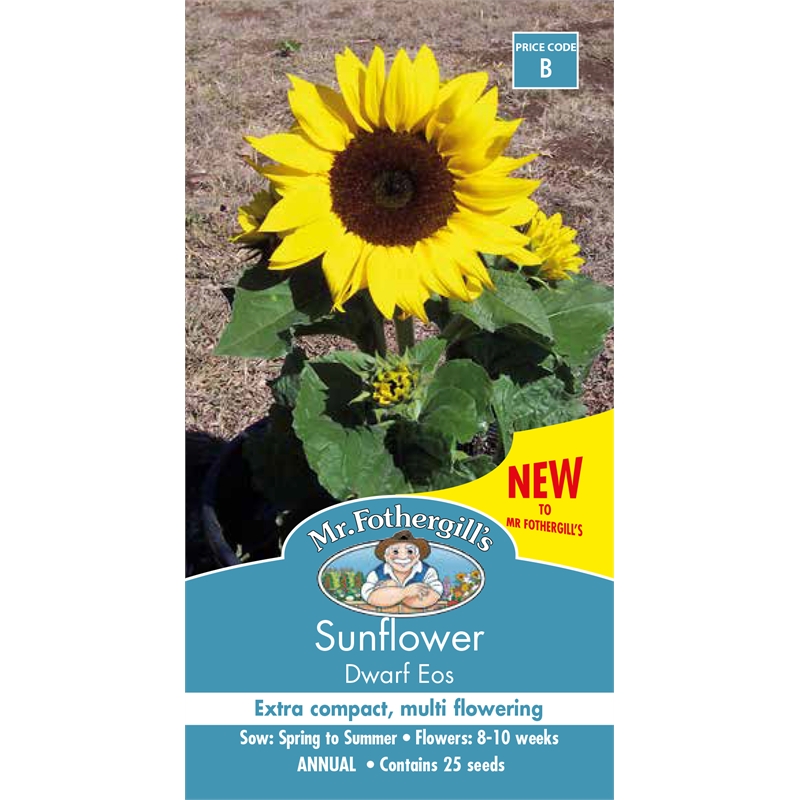 Mr Fothergill's Sunflower Dwarf Eos Seeds | Bunnings Warehouse