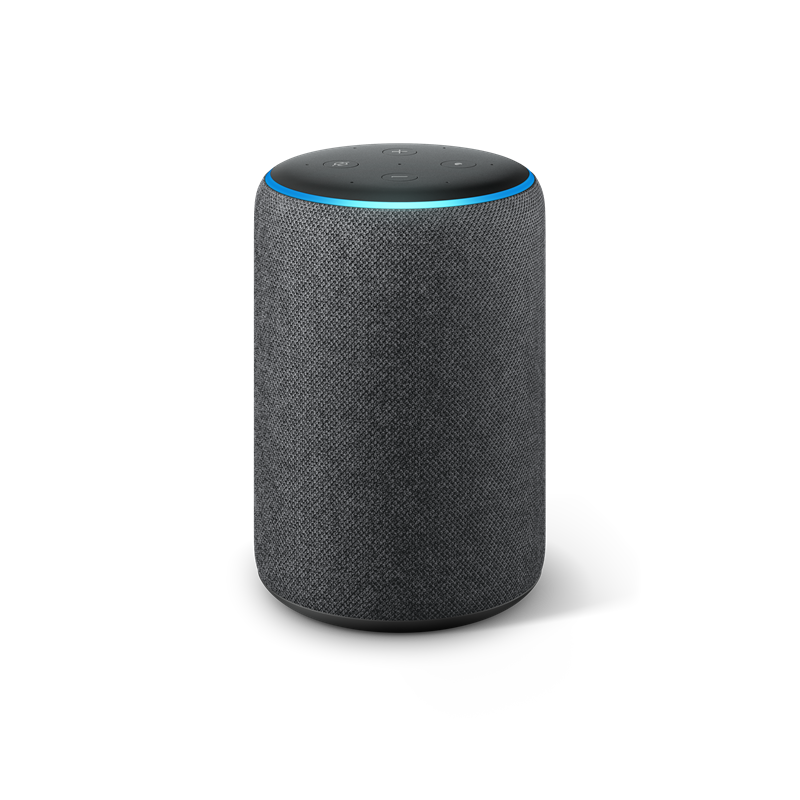 Amazon Echo Plus 2nd Generation Charcoal Premium Sound With A Builtin