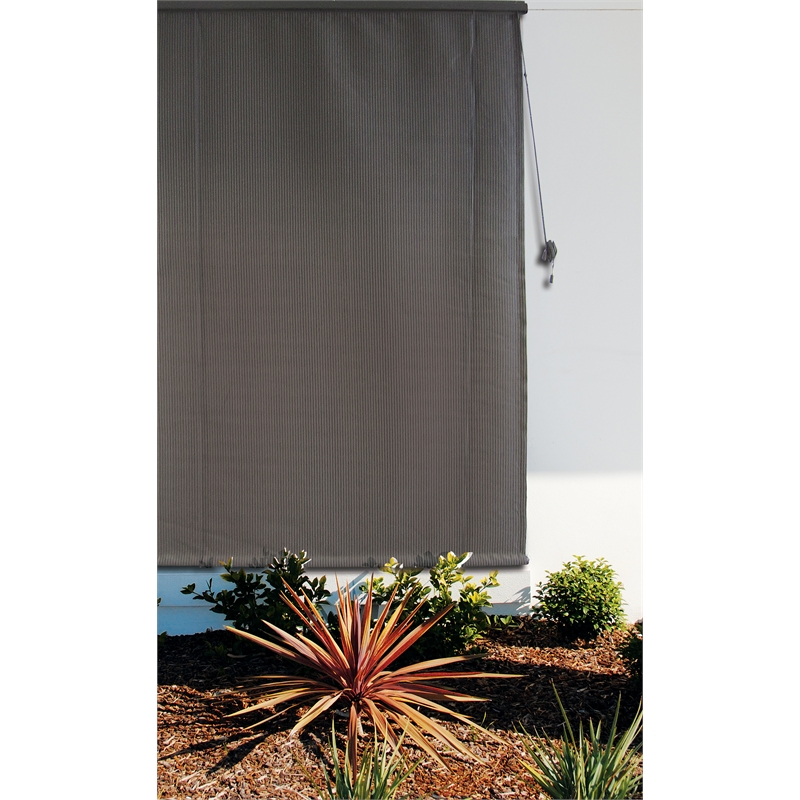 Windoware 2.1 x 1.8m Charcoal Rollup Outdoor Blind | Bunnings Warehouse