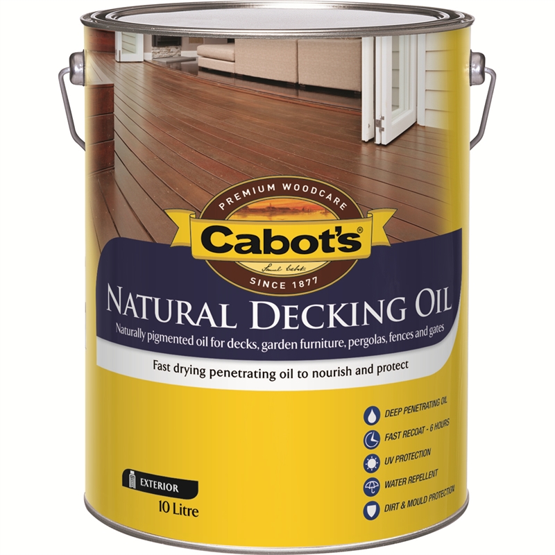 Cabot's 10L Natural Decking Oil | Bunnings Warehouse