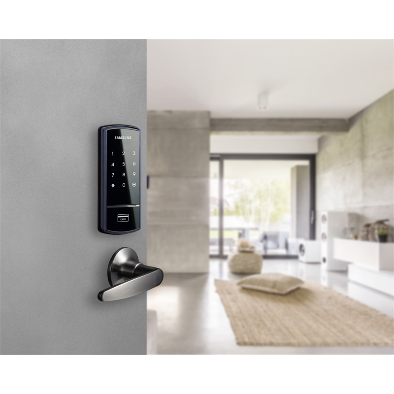 Samsung Key Tag Card Reader Rim Lock Bunnings Warehouse