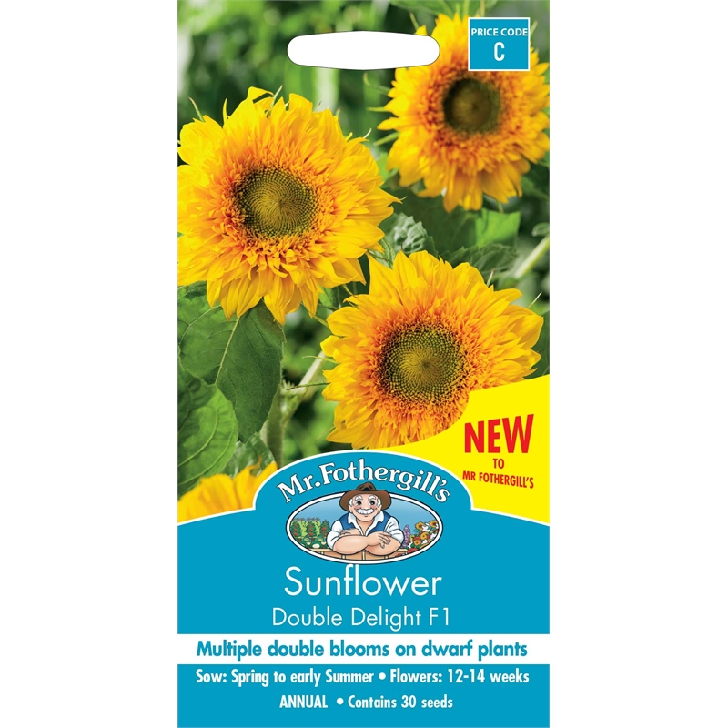 Mr Fothergill's Sunflower Double Delight F1 Seeds | Bunnings Warehouse