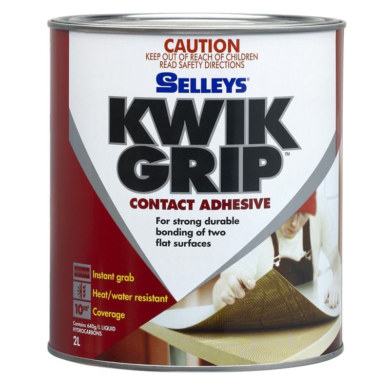 Selleys 2L Kwik Grip Horizontal Contact Adhesive I/N 1233599 Bunnings