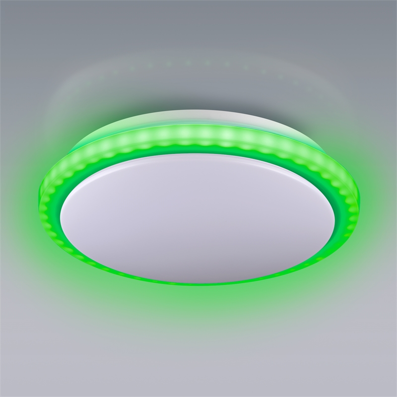 Verve Design 18W Smart LED Angie Ceiling Light With RGB Ring - Grid Connect