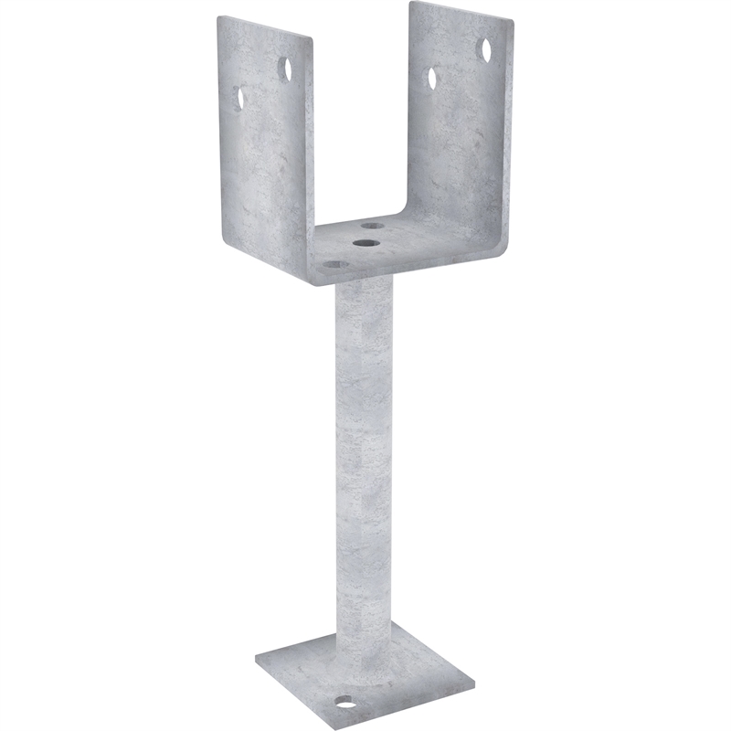 Dunnings 115 x 600mm Leg M12 Galvanised Full Stirrup Anchor Post