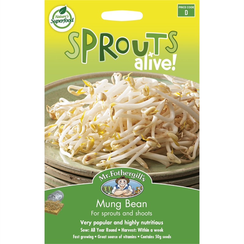 Mr Fothergill's Sprouts Alive Mung Bean Bunnings Warehouse