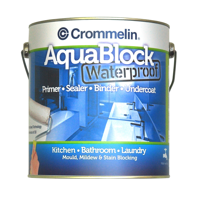 Crommelin 4L Aquablock Waterproof Primer Undercoat Bunnings Warehouse