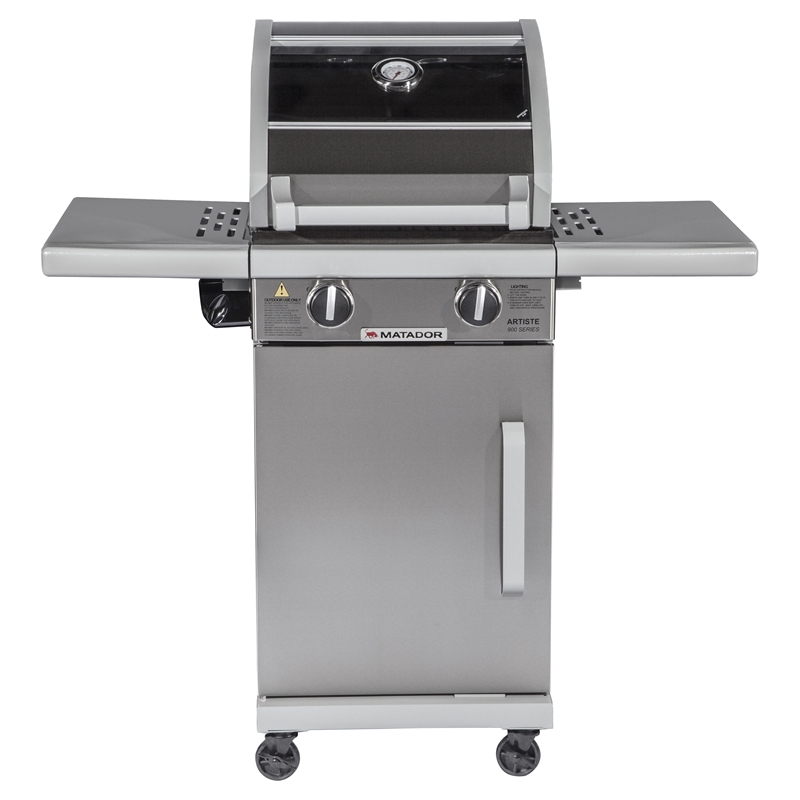 burner 2 bbq Artiste BBQ Warehouse Burner 2 Hooded  Bunnings Matador