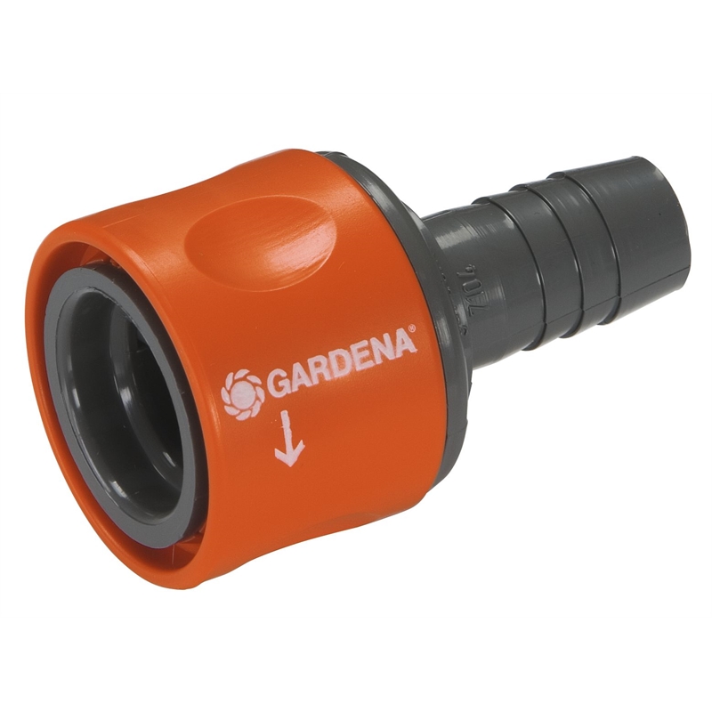 GARDENA 13mm Click On Poly Tube Connector Bunnings Warehouse